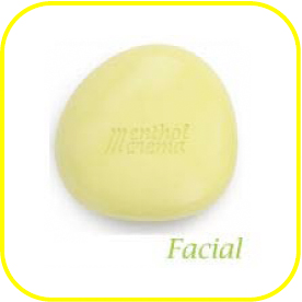 Menthol soap, powerful cooling soap, healthy body balance soap crema facial