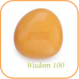 Menthol soap, powerful cooling soap, healthy body balance soap crema wisdom 100