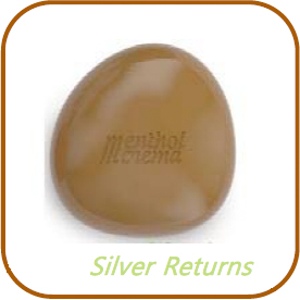 Menthol soap, powerful cooling soap, healthy body balance soap crema silver returns